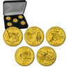 2002 24kt Gold Layered State Quarters