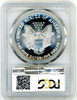 1988-S $1 Silver Eagle M68 PCGS Mint Struck Thru Obv & Rev