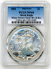 1988-S $1 Silver Eagle M68 PCGS Mint Struck Thru Obv & Rev