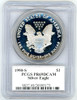 1990-S $1 Proof Silver Eagle PR69 PCGS John Mercanti