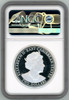 2021 Silver Dollar Girl $2 Piefort ECS PF70 NGC Ultra Cameo FDOI Jody Clark Great Britain flag