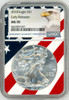 2018 ASE MS70 NGC Early Releases eagle label w/flag core