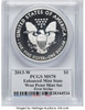 2013-W ASE 2-Coin Set Rev. PR70/Enh. MS70 PCGS West Point Mint Set First Strike Moy r/w/b label