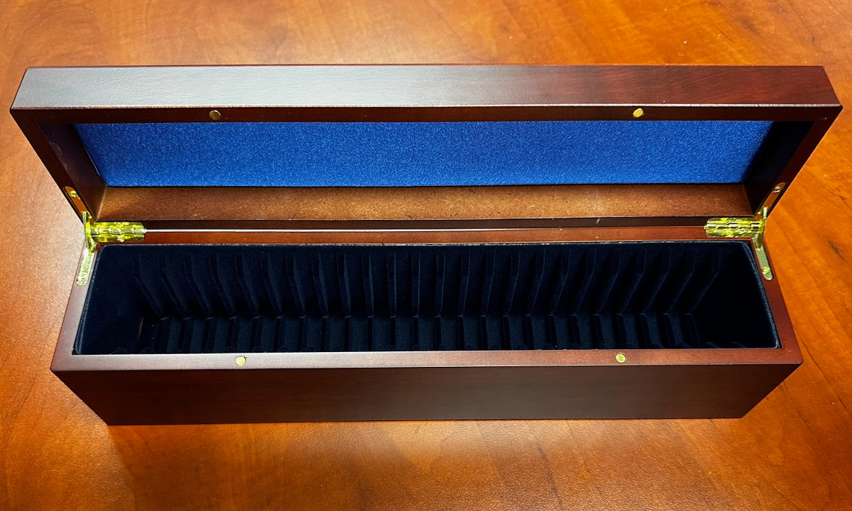 25Coin Wood Box holder Capitol Mint