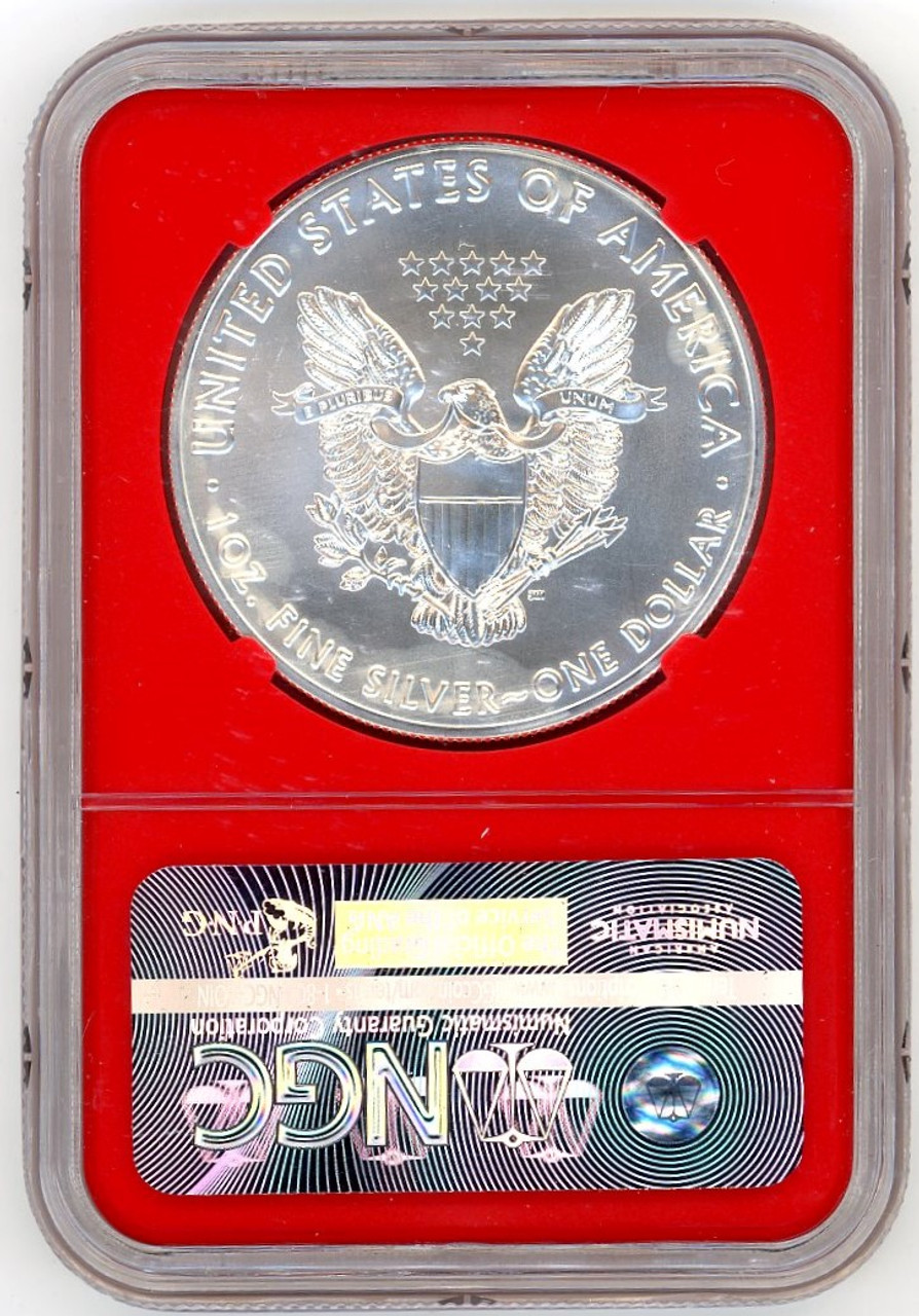 2018 ASE MS70 NGC Early Releases flag label red core Capitol Mint