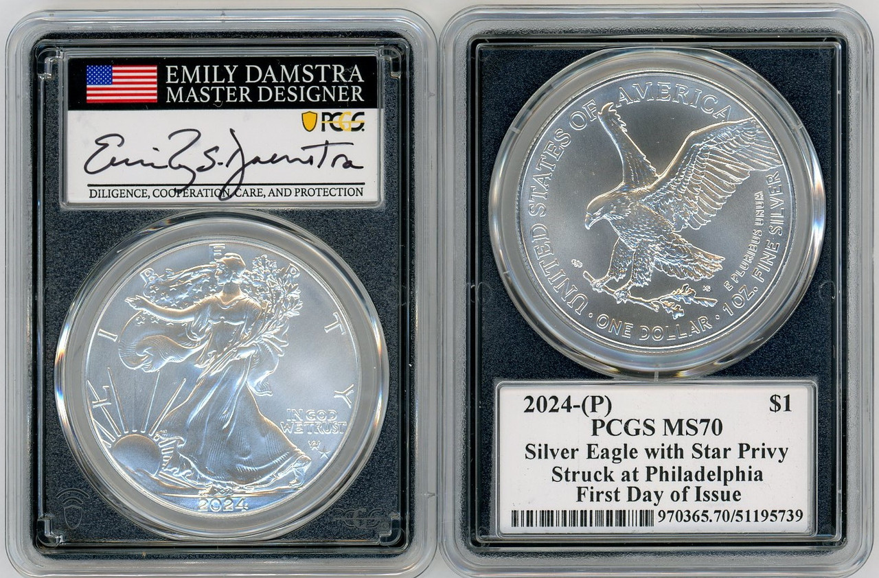 2024-(P) ASE Star Privy MS70 PCGS Struck at Philadelphia FDOI
