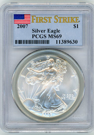 2007 ASE PCGS MS69 Flag First Strike