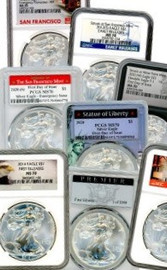 Lot of 3 Misc. Year MS70 labels