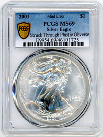 1986 S $1 Proof Silver Eagle PF 70 NGC Ultra Cameo Mercanti Signed