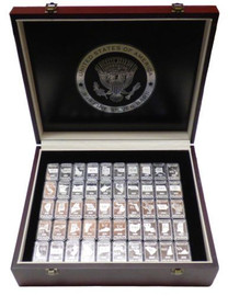 50  1 Troy OZ US States Silver Bar Collection 
