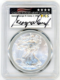 2021 ASE Type-1 MS70 PCGS First Strike US Army General George W Casey Jr.