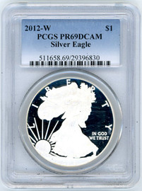 2012-W $1 Proof Silver Eagle PR69 PCGS