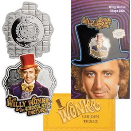 2024 $5 Samoa Silver 1oz. Reverse Proof Willy Wonka Coin w/OGP & COA