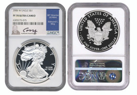 2006 W Proof ASE PF70 NGC Ultra Cameo Ed Moy