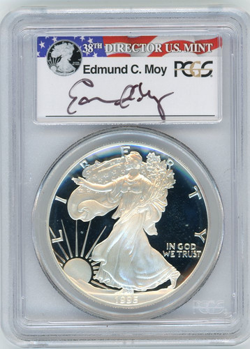 1995-P Proof ASE PR70 PCGS Moy red, white, blue label