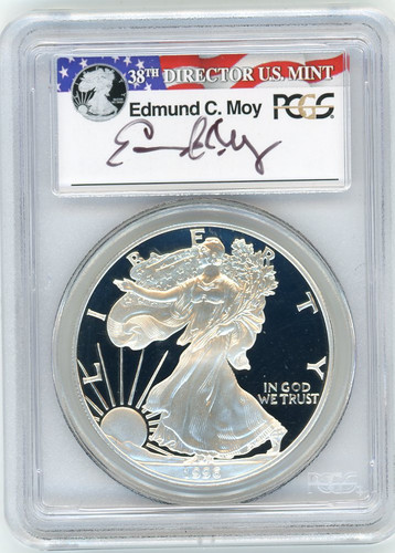 1996-P Proof ASE PR70 PCGS Moy red, white, blue label