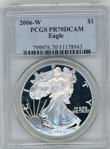 2006-W Proof ASE PR70 PCGS blue label