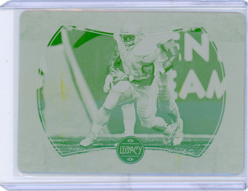 2020 Panini Legacy Retired Dare to Tear Barry Sanders Printing Plate 1/1