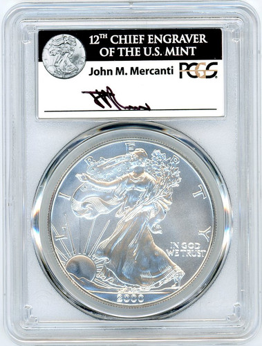 2000 ASE MS70 PCGS Mercanti ASE label