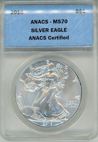 2016 ASE MS70 ANACS blue label