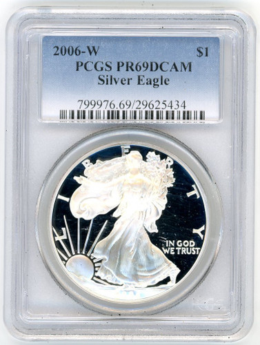 2006-W $1 Proof Silver Eagle PR69 PCGS