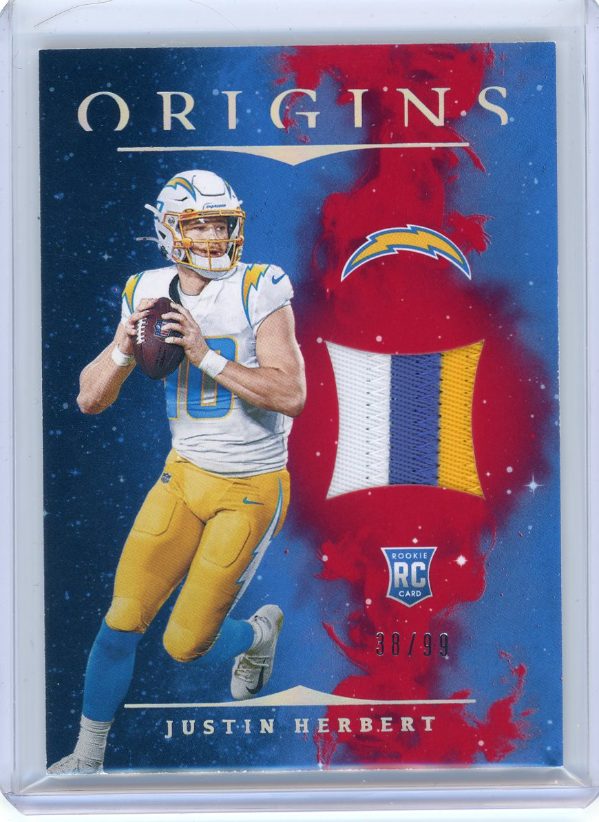 2020 Chronicles JUSTIN HERBERT LA Chargers Rookie Legacy Silver #203