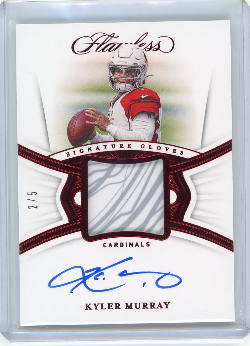 2020 Panini Flawless Signature Gloves Kyler Murray Arizona