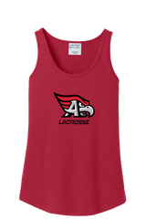 Allentown High School Redbirds Lacrosse Ladies Core Cotton Sleeveless Tee Shirt