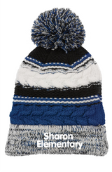 Sharon School Pom Pom Team Beanie