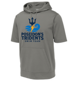 Poseidon's Tridents Short Sleeve Performance Hoodie