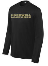 Hopewell Valley HS Lax Performance Long Sleeve with Bulldogs Back Print