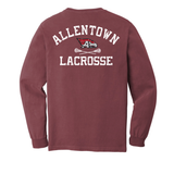 Allentown Lacrosse Comfort Colors Long Sleeve with Back Print