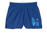 Sharon School Girls Jersey Knit Shorts-Boomer Love