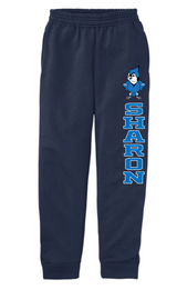 Sharon School Jogger with Vertical Leg Logo