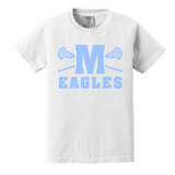 Millstone Lacrosse Comfort Colors Tee-M Logo