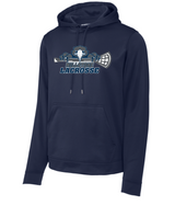 Millstone Lacrosse Performance Fleece Hoodie-Eagles Logo