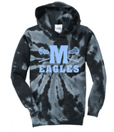 Millstone Lacrosse Tie Dye Hoodie- M Logo