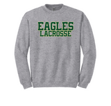 Bishop Shanahan Lacrosse Crewneck-Eagles Logo