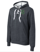 Bishop Shanahan Lace Up Hoodie with Back Print