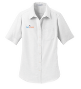 Staffworks Women's Short Sleeve SuperPro™ Oxford Shirt