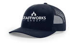 Staffworks Richardson Trucker Hat-Printed Logo
