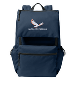 Nicolet Staffing Matte Oxford Backpack