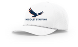 Nicolet Staffing Richardson Laser Perf Performance Rope Cap-Printed Logo