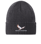 Nicolet Staffing Rib Knit Cuff Beanie