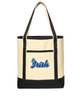 Jr. Irish Football Large Cotton Canvas Tote