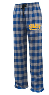 Sharon School Flannel Pants Arch Logo