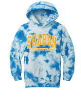 Sharon School Crystal Tie Dye Hoodie-Arch Logo