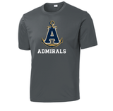 Admirals Baseball Performance Short Sleeve or Long Sleeve
