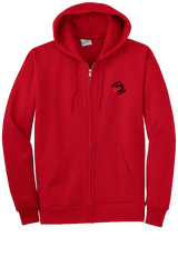 Allentown Dragons Lacrosse Essential Fleece Full-Zip Hooded Sweatshirt