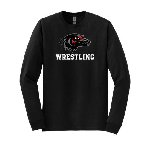 RWA - Ravens Wrestling Cotton/Poly Blend Tee Long Sleeve Shirt